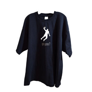 Gildan T-Shirt Mens 2XL Big & Tall "Got Game?" Black